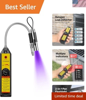 Portable Freon Leak Detector with Visual Alerts & 7 Adjustable Sensitivities - Image 1 of 4