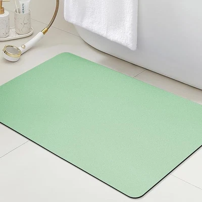 Tapis de sol polyester antidérapant à dossier caoutchouc pour salle de bain et - Photo 1/4