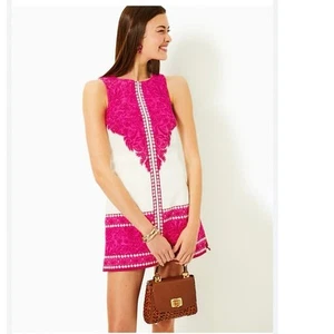 Lilly Pulitzer dress size 12 Mina Sleeveless Minidress skort pink Jungle Floral - Picture 1 of 9