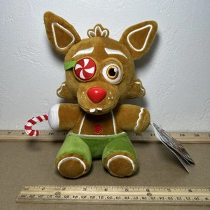 NWT Five Nights at Freddy's - Gingerbread Foxy 7" Christmas Plush 2023 Rare - Afbeelding 1 van 8