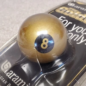 Aramith The Golden 8 Ball For Your Eyes Only Billardkugel - 2 1/4 Zoll Pool Neu - Bild 1 von 5