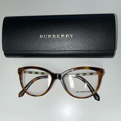 Authentic Burberry Eyeglasses B2280 3316 52mm Light Havana / Demo Lens /NEW - Image 1 of 4