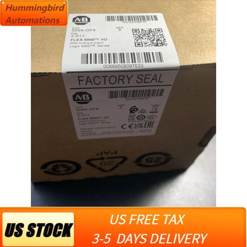 Sealed AB 5094-OF8 Flex 5000 I/O Analog 8 Output 5094OF8 New In Box US Free Tax - Image 1 of 1