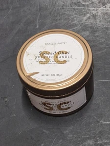 ¡LEER! Vela perfumada Trader Joe's Spiced Chai 3 oz - Imagen 1 de 4