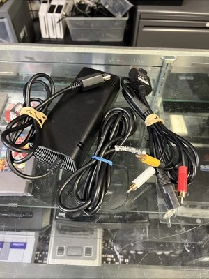 Official Microsoft Xbox 360 Slim Power Supply OEM PB-2121-02MX + AV Cable - Image 1 of 4