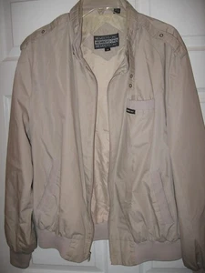 80's Vintage Member's Only Jacket Men's Size XL Beige - Picture 1 of 3