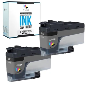 Cartucho de tinta negra compatible Brother LC406 2PK para J4335DW, J4340DW, J4345DW - Imagen 1 de 7