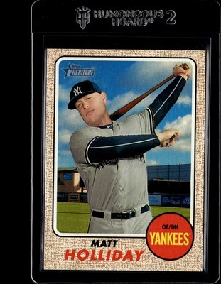 2017 Topps Heritage #330 Matt Holliday - Image 1 of 2