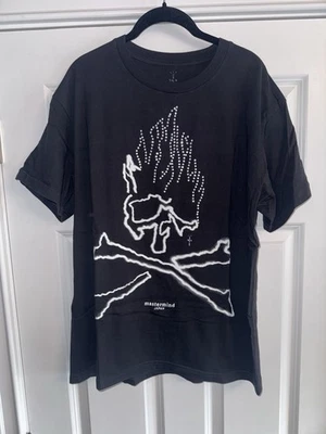 Camiseta para hombre Mastermind Japan x Cactus Jack estrás calavera talla grande negra Foto 1 de 4