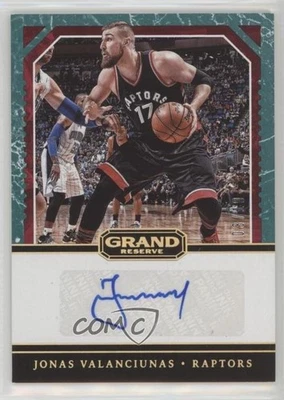 2016-17 Panini Grand Reserve Signatures Marble /10 Jonas Valanciunas #18 Auto - Image 1 of 2
