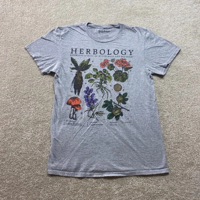 Camiseta Harry Potter infantil S/P cinza herbologia escola Hogwarts gráfica camiseta - Imagem 1 de 4