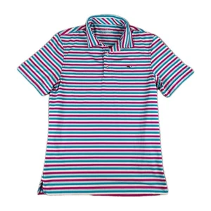 Vineyard Vines Performance Polo Damen XS mehrfarbig gestreift Stretch Shirt  - Bild 1 von 9