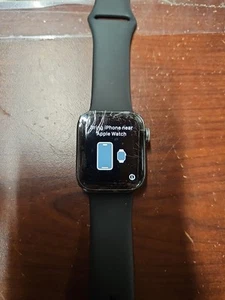 Apple Watch Series 6 40mm Graphite Stainless Steel Case Sport Band - (M02Y3LLA) - Zdjęcie 1 z 5