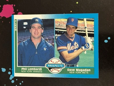 1987 Fleer Phil Lombardi/Dave Magadan Major League Prospects #648 RC (Q) - Image 1 of 2