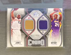 🚨RARE! 2009 Upper Deck SP GAME USED Edition LeBron James and Kobe Bryant🚨 - Picture 1 of 5