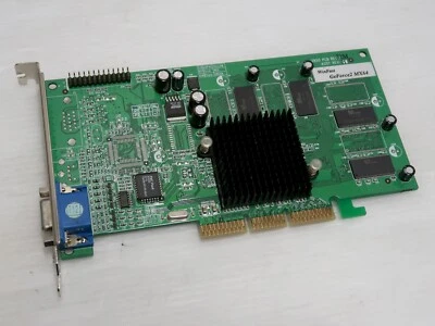 GeForce 2 MX200 32MB, 128 BIT, AGP 4x, Leadtek Winfast GeForce2 MX64, WORKING - Image 1 of 4