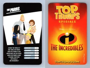 The Parrs - The Incredibles 2004 Top Trumps Specials Card - Picture 1 of 1