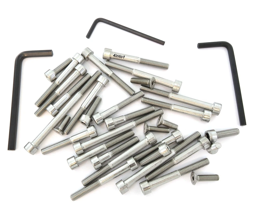 Juego de pernos Allen de acero inoxidable - Honda CL125A Scrambler - 1967-1969 - 32 pernos Foto 1 de 1