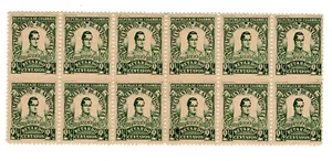 Colombia 1899 -Antioquia Sc #11a Tarifa Tardía Bloque de 10 Estampillas Imperf. pares - Imagen 1 de 2