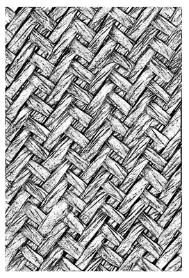 Sizzix Intertwine 3D Embossing folder #664759 Retail $12.99 designer Tim Holtz - Image 1 of 4