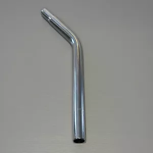 BMX LAYBACK SEAT POST CHROME OLD SCHOOL RETRO NOS 405mm 25.4mm HEAVY DUTY 1.8mm - Picture 1 of 4