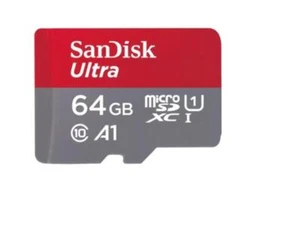 SanDisk Ultra 64 GB Class 10/UHS-I (U1) microSDXC - 140 MB/s Read - 104 MB/s - Picture 1 of 5