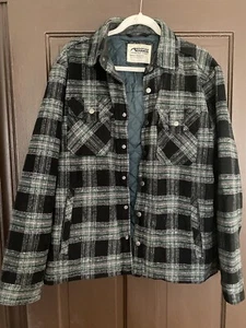 Mountain Khakis Jackson Hole Men’s Medium 50% Wool Plaid Shacket / Jacket - Picture 1 of 4