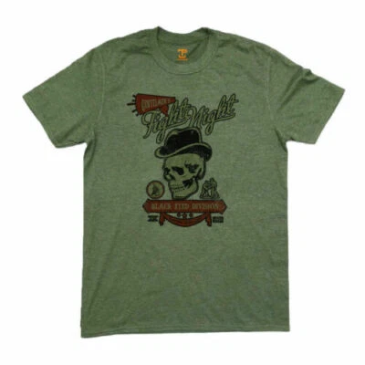 CHILLEDWORLD Fight Night T-Shirt (SB) Boxing Skull Fighting