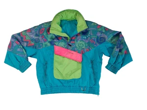 Viva Prima Women's Retro 80s 90s Vintage Pullover Snow Ski Jacket, Size S / M - Picture 1 of 24
