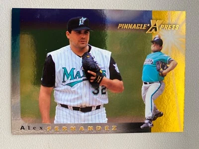 1997 Pinnacle X-Press Men of Summer #75 Alex Fernandez MARLINS - Image 1 of 2