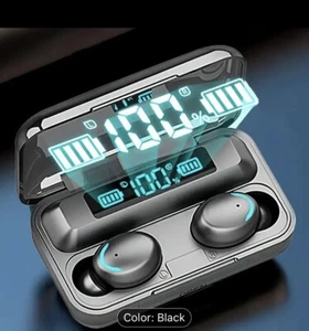 F9 Tws In-Ear Hi-fi Sport &Stereo Wireless Earphone F Iphone Android LED Display - Picture 1 of 17