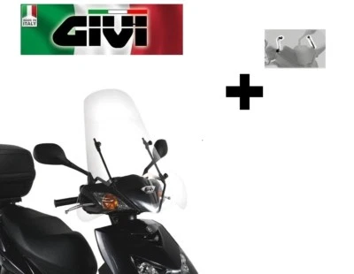 Pare-Brise Transparent MBK Flame X 125 2007 2008 2009 2010 2011 2012 GIVI - Photo 1/4