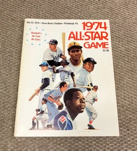 Pittsburgh Pirates, 1974 All-Star Game Program, Tribute to Players on Cover Nice - Picture 1 of 5