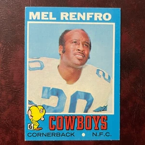 Juego Topps 1971 Mel Renfro #118 Dallas Cowboys - casi nuevo/como nuevo *alta calidad* - Imagen 1 de 2