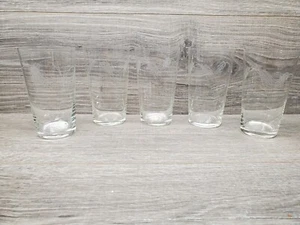 (5) Vtg Noritake Sasaki Etched Wheat Crystal Beer Glasses Or Drinking Glasses - Picture 1 of 5