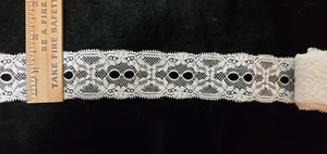 Vintage/Antique White, Insertion, Cotton Lace 5 Yards - Picture 1 of 1