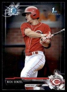 2017 Bowman Chrome Prospects Nick Senzel G37 Cincinnati Reds #BCP1