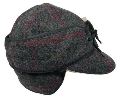 Wyoming Traders Mackenzie Fold Down Ear Flaps Australian Wool Cap Hat - Image 1 of 2