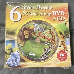 NEW CREATIVE KIDS - TALES FROM THE SERENGETI 6 STORY BOOKS + READ ALONG DVD & CD - Picture 1 of 5