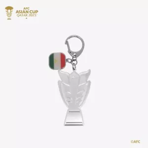 2D Trophy Keychain with Country Flag-TAJ - Picture 1 of 1