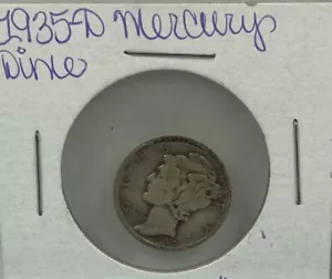1935-D Silber Quecksilber Dime Fine - Bild 1 von 1