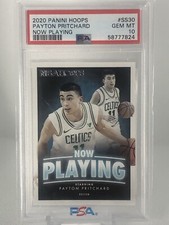 2020-21 Panini Hoops Payton Pritchard RC Now Playing #SS30 PSA 10