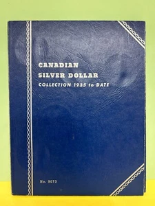 Carpeta de monedas Whitman vintage colección muñeca de plata canadiense 1935-1957 #9073 usada - Imagen 1 de 5