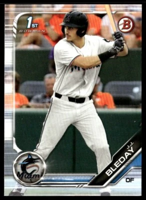 2019 Bowman Draft J.J. Bleday Miami Marlins #BD-150 - Image 1 of 2