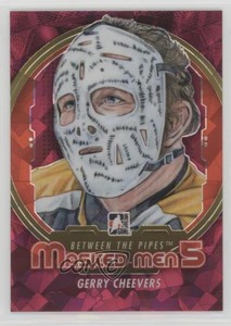 2012-13 ITG Between the Pipes Men 5 Rainbow Gerry Cheevers #MM-05 HOF