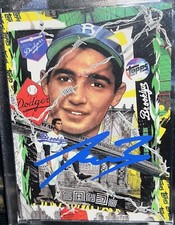 Sandy Koufax Topps Project Card Tyson Beck Artist Baseball Dodgers Auto/Signed!