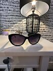 Whistles Brand New Classic Cats Eye Mirror Sunglasses Solid  Black Frame Rrp 79