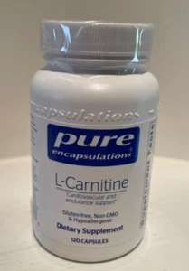 Pure Encapsulations L-Carnitine - 120 Capsules-EXP 08/2026 -Fast - Picture 1 of 3