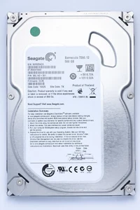 Seagate Barracuda 500GB SATA Desktop Hard Drive Model ST3500418AS P/N 9SL142-301 - Picture 1 of 2