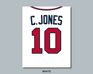 CHIPPER JONES Photo Picture Art ATLANTA BRAVES Legend - 8x10 11x14 or 16x20 (W) - Picture 1 of 8